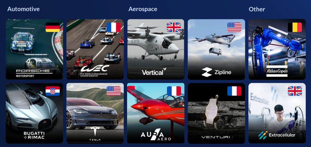 Marple customers across automotive, aerospace and advanced engineering